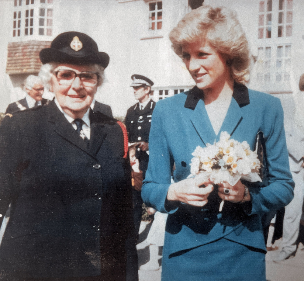 Mattt's Grandma with Princess Diana